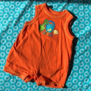 🏖Sleeveless beach baby romper